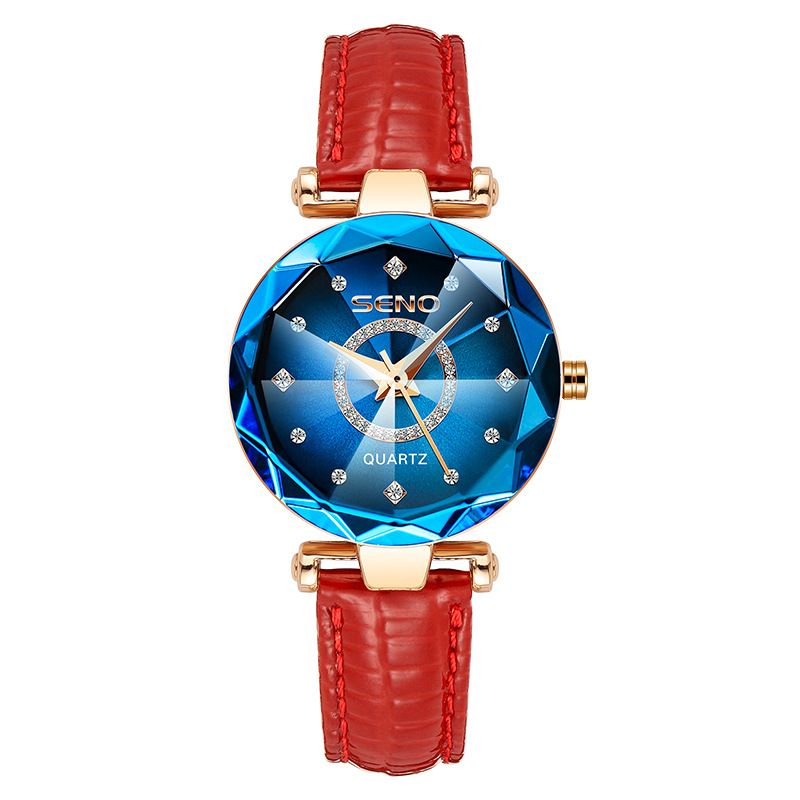 Elegant Shining Rose Gold Gradient Dial Ladies' Watch