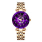 Elegant Shining Rose Gold Gradient Dial Ladies' Watch