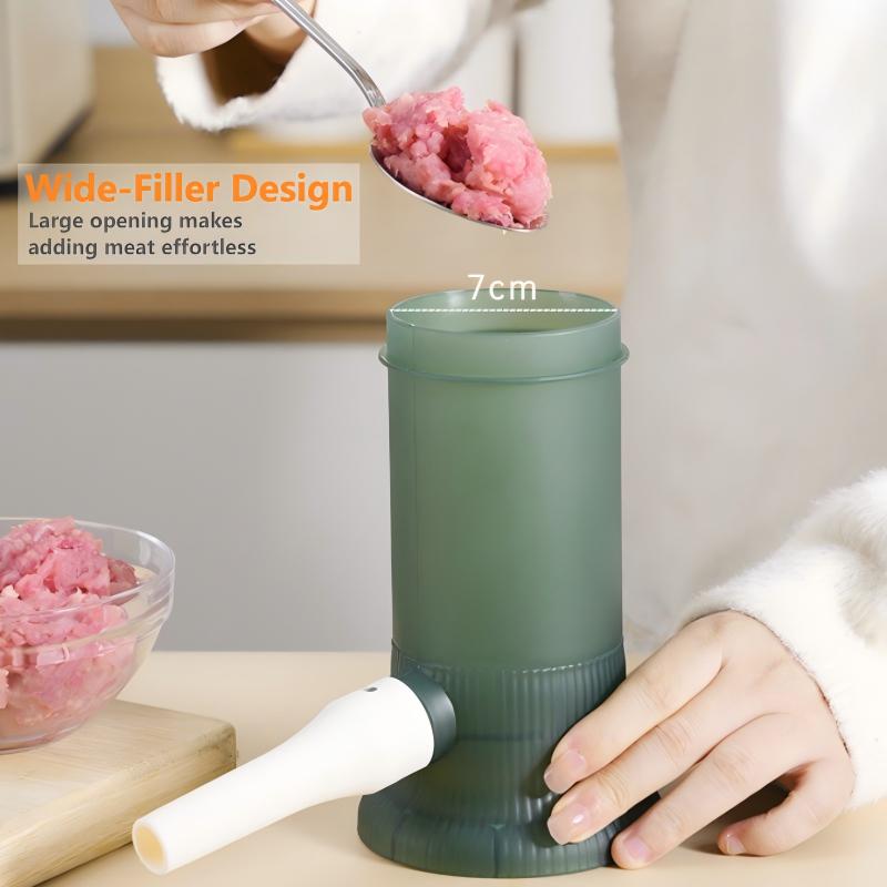 Manual Household Sausage Stuffer Machine with 4 Stuffing Tubes