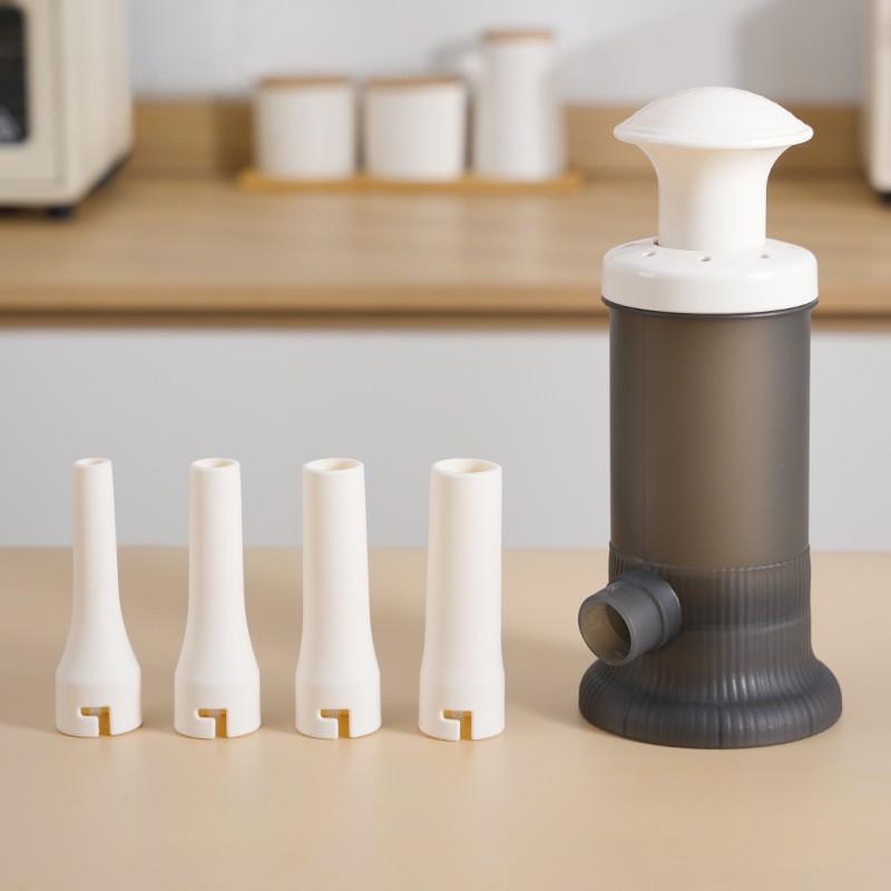 Manual Household Sausage Stuffer Machine with 4 Stuffing Tubes