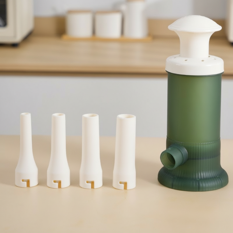 Manual Household Sausage Stuffer Machine with 4 Stuffing Tubes