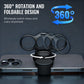 Dual-Ring Three-Finger Back Clip Phone Holder