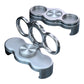 Dual-Ring Three-Finger Back Clip Phone Holder