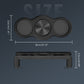 Dual-Ring Three-Finger Back Clip Phone Holder