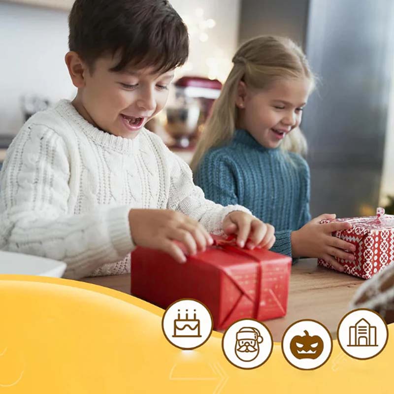 Wooden Busy Board Toys with LED Lights