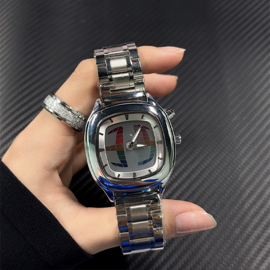 Retro Square Digital Display Watch