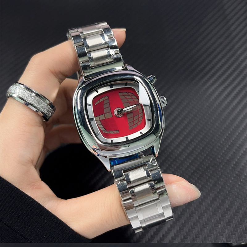 Retro Square Digital Display Watch