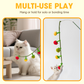 Interactive Fruit-Shaped Catnip Toy String with Bells