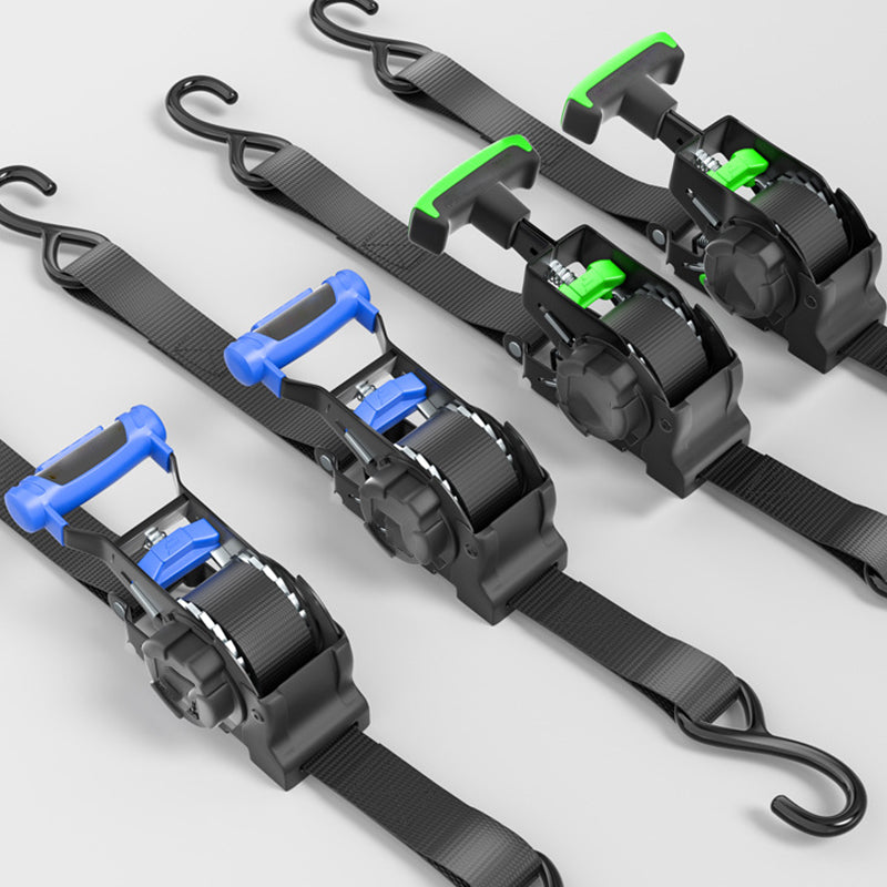 Heavy-Duty Retractable Ratchet Tie-Down Strap 3.3m