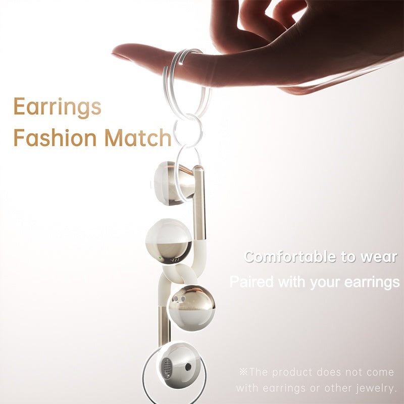 Clip-On Open-Ear Wireless Bluetooth Headphones