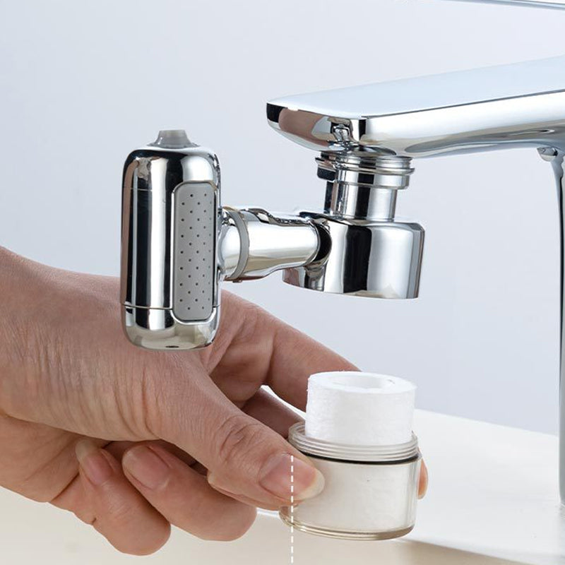 4-Mode Swivel Faucet Aerator Extender with Filter