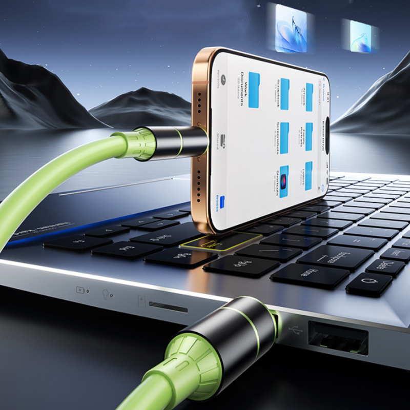 4-in-1 Universal 240W Fast-Charging Cable