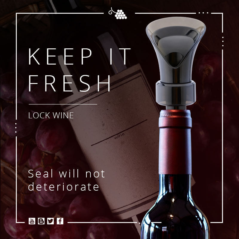 2-in-1 Red Wine Stopper and Pourer