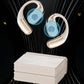 Wireless Open-Ear Earbuds Bluetooth 6.0 IPX5 Sweatproof with Touch Control