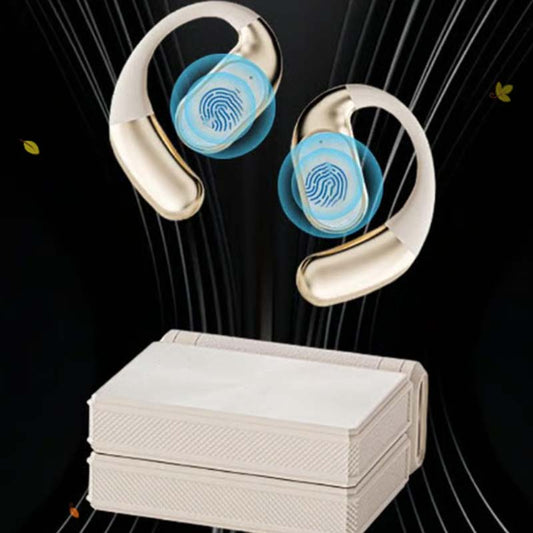Wireless Open-Ear Earbuds Bluetooth 6.0 IPX5 Sweatproof with Touch Control