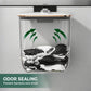 Wall-Mounted Trash Can with Flip Lid