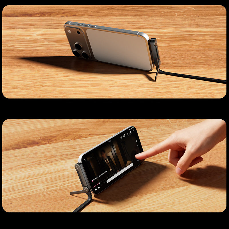 2-in-1 Invisible Holder Charger Cable 240W Fast Charging
