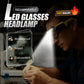 Rechargeable Motion Sensor LED Glasses Headlamp