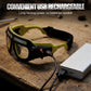 Rechargeable Motion Sensor LED Glasses Headlamp
