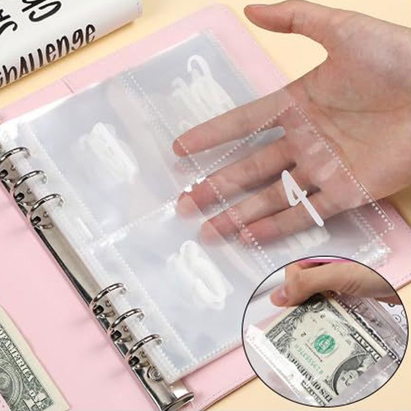 A5 Savings Challenge Binder with 100 Envelopes