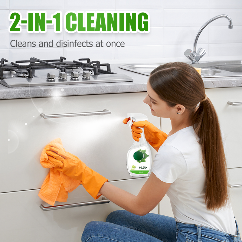Multi-Purpose Plant-Based Home Cleaning and Disinfectant Spray