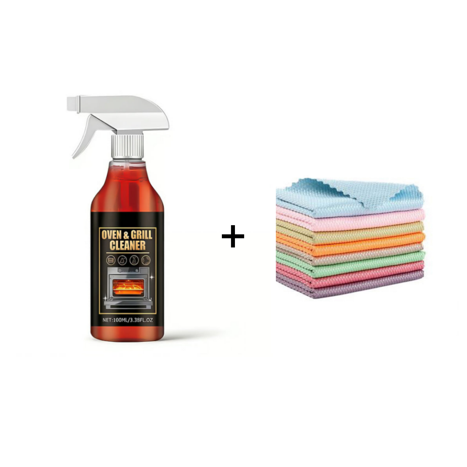 Powerful Degreasing Oven and Grill Cleaner Spray