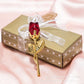 Eternal Love Metal Crystal Rose