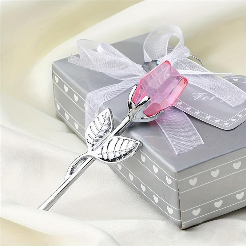 Eternal Love Metal Crystal Rose