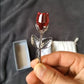 Eternal Love Metal Crystal Rose