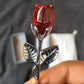 Eternal Love Metal Crystal Rose