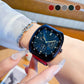 Men's Large Dial Quartz Watch with Silicone Strap