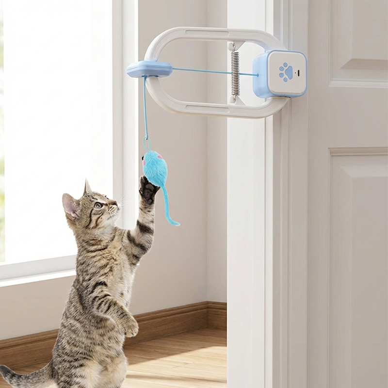 Interactive Remote Control Hanging Cat Toy