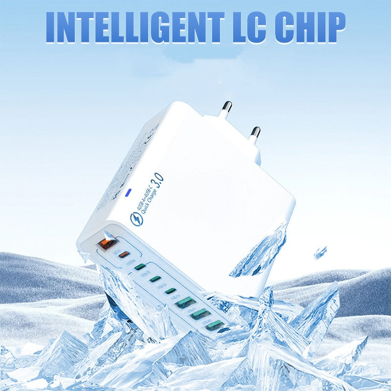 8-Port USB Fast Charger with Smart Charging Technology