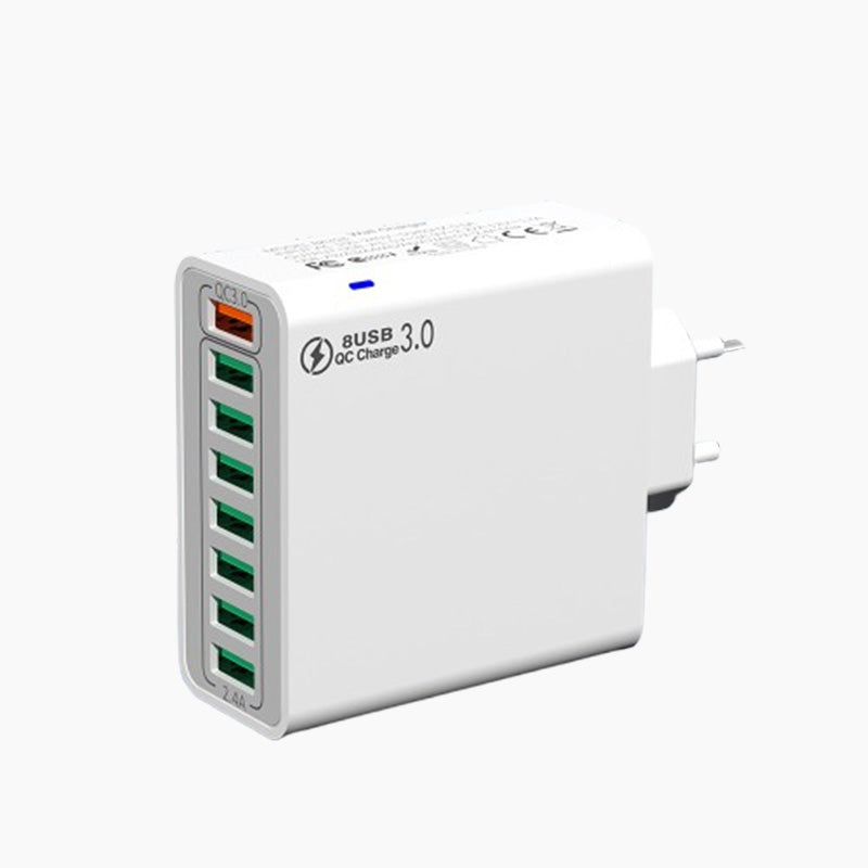 8-Port USB Fast Charger with Smart Charging Technology