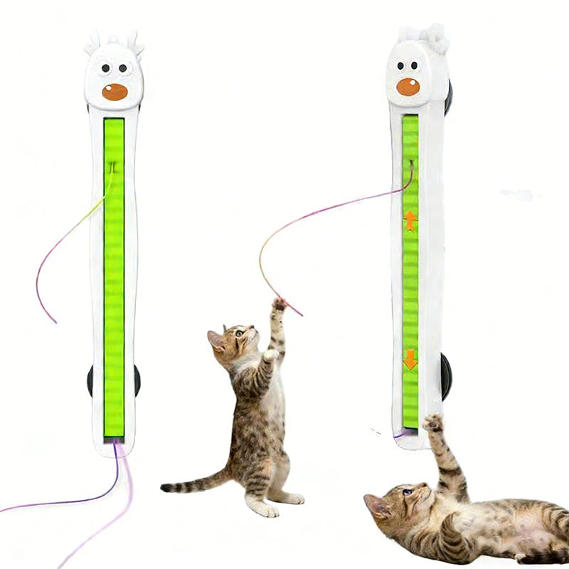 Mounted Automatic Moving Enrichment Cat Toy