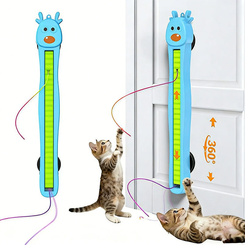 Mounted Automatic Moving Enrichment Cat Toy
