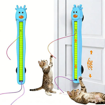 Mounted Automatic Moving Enrichment Cat Toy
