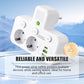 Smart Power Strip with USB Ports and Individual Switches