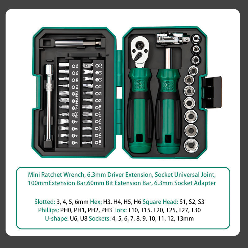 40-Piece Portable Multi-Functional Screwdriver Set