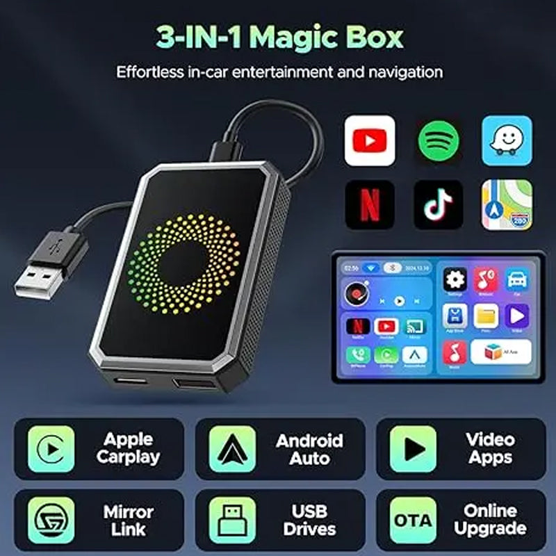 Mini Wireless Display Adapter with 4K HDMI and Android 13