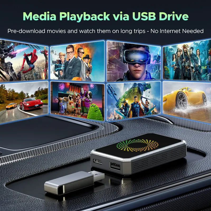Mini Wireless Display Adapter with 4K HDMI and Android 13