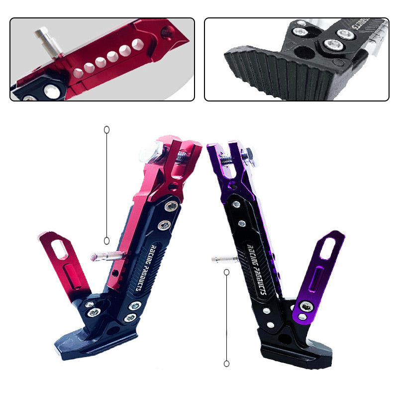 Universal Adjustable Motorcycle Side Stand Support