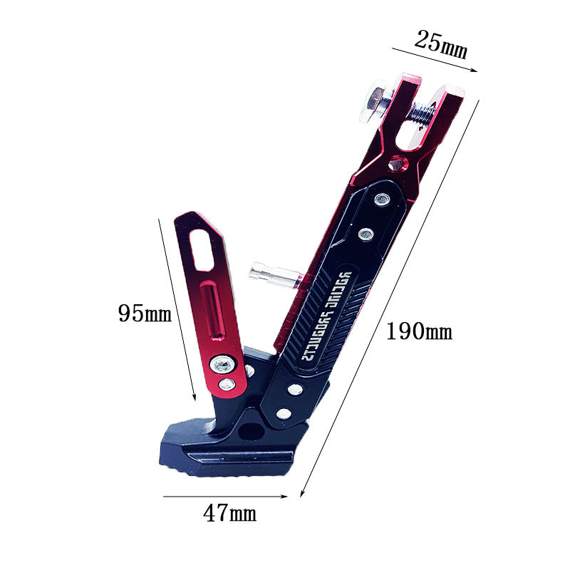 Universal Adjustable Motorcycle Side Stand Support