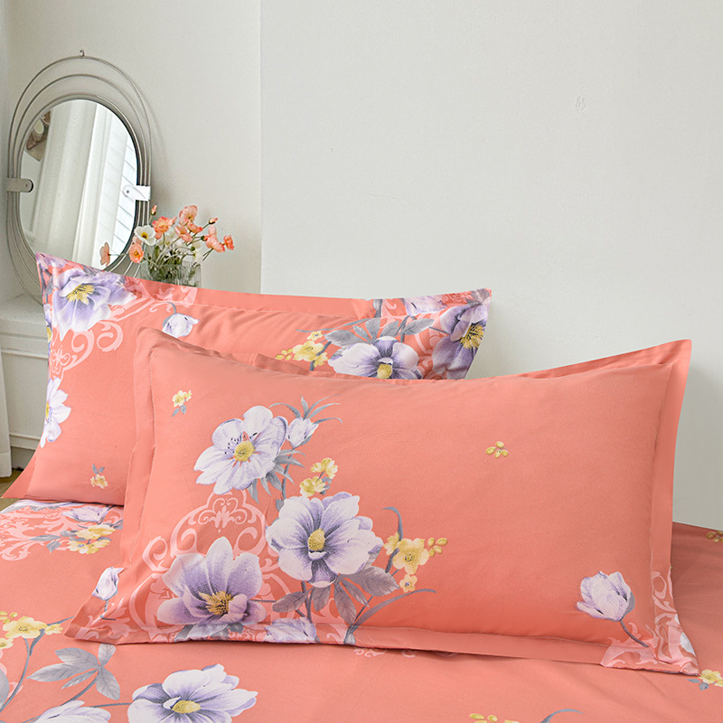 3-Piece Ruffled Bed Skirt Set with Pillowcases