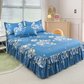 3-Piece Ruffled Bed Skirt Set with Pillowcases