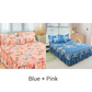 3-Piece Ruffled Bed Skirt Set with Pillowcases