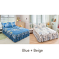 3-Piece Ruffled Bed Skirt Set with Pillowcases
