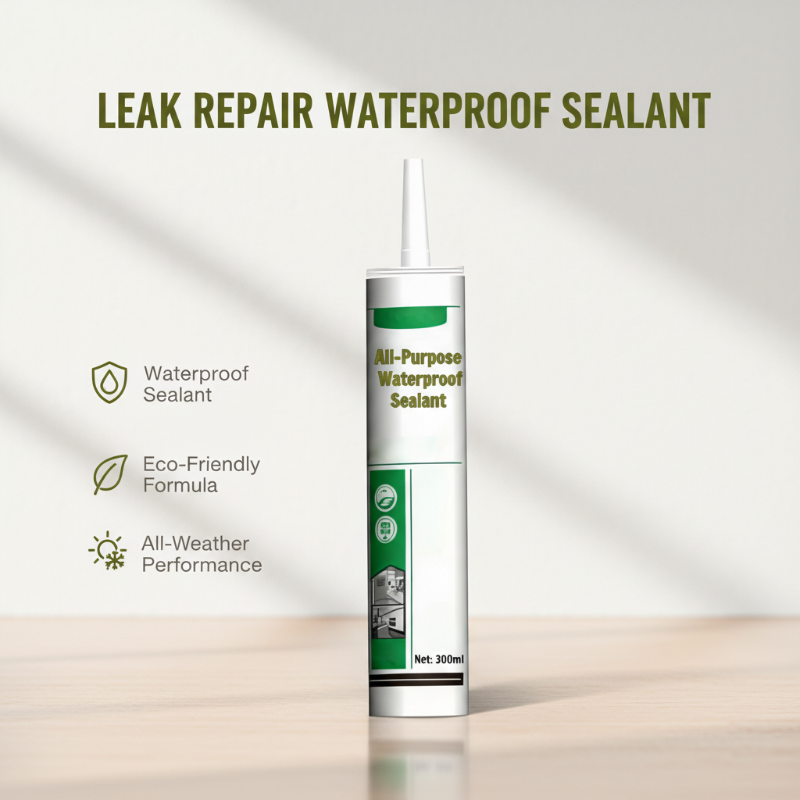 Marine-Grade Waterproof Silicone Sealant 300ml
