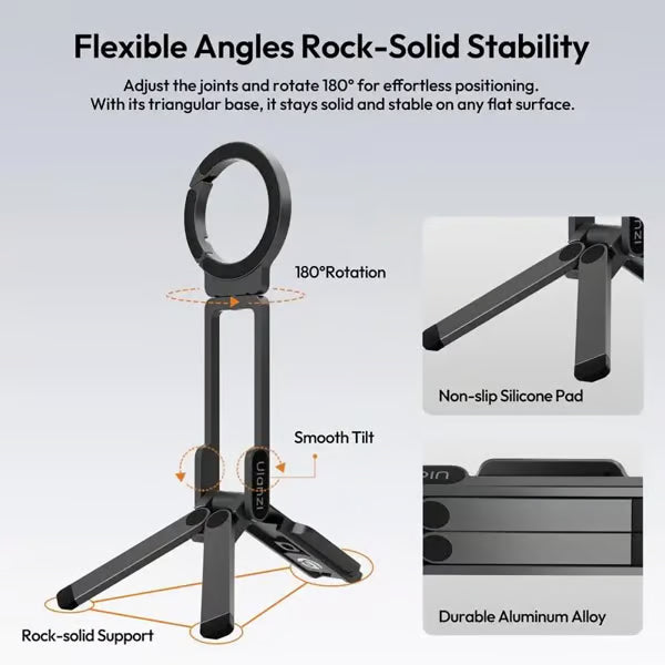 MA38 5-in-1 Magnetic Mini Tripod with Dual MagSafe Mount