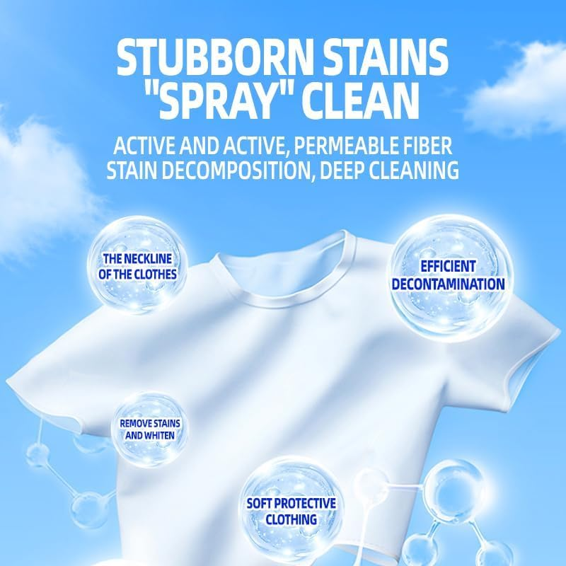 All-Purpose Clothing Stain Cleaner Removes Coffee Wine Oil
